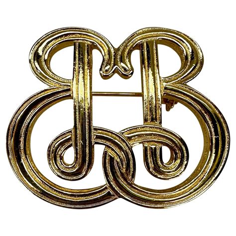 gold BURBERRY Women Pins & brooches 